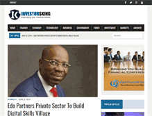 Tablet Screenshot of investorsking.com
